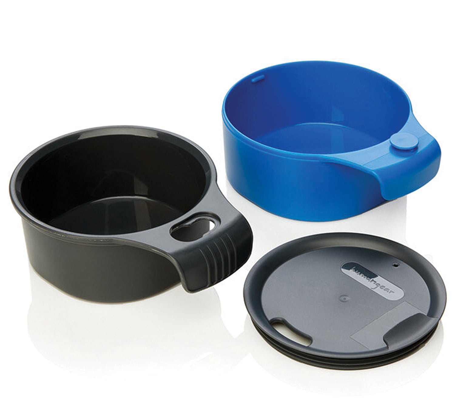 Humangear Cupcup 16 oz Charcoal and Blue Reusable Cup