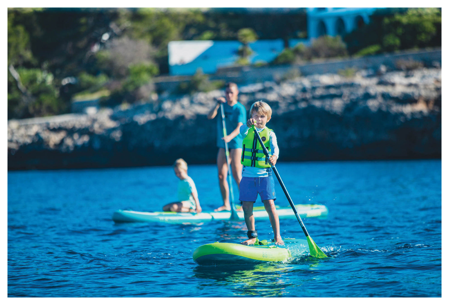 Jobe Yama 8.6 Package - Compact Inflatable Stand-Up Paddleboard for All Skill Levels