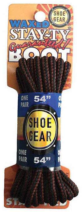 Wa X Ed Boot Laces 54" Brn/Blk
