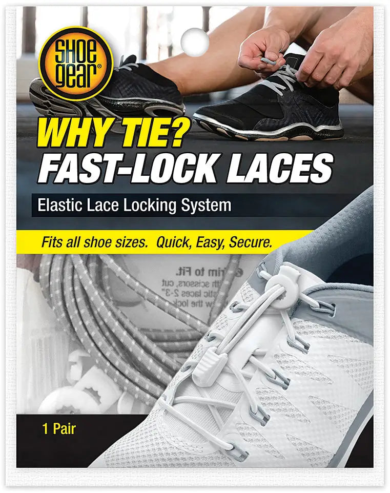 Why Tie Fast Lock Laces Gray