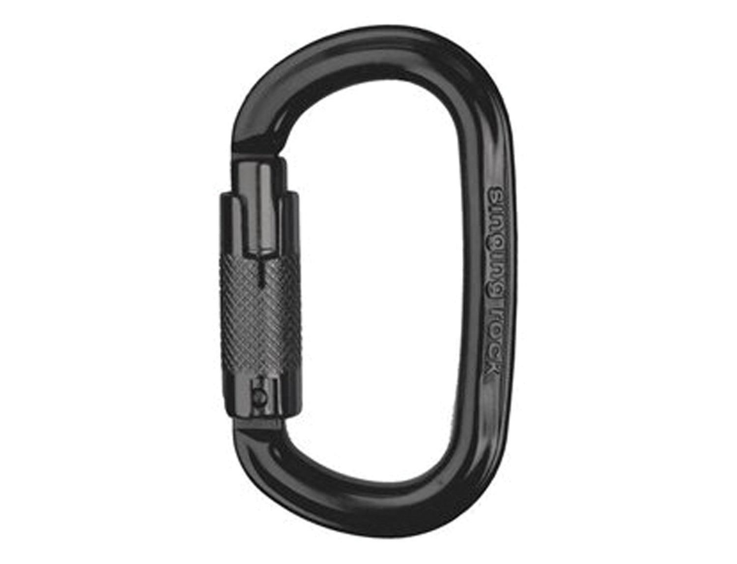 SINGING ROCK Ozone Triple Lock 3 Al Black - Secure and Reliable Climbing Carabiner