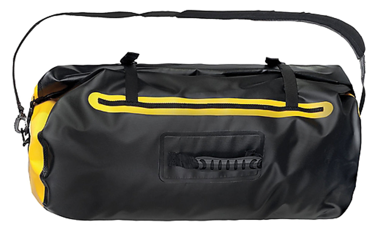 SINGING ROCK Dry Duffle 60L Black/Yellow - Versatile Travel Companion