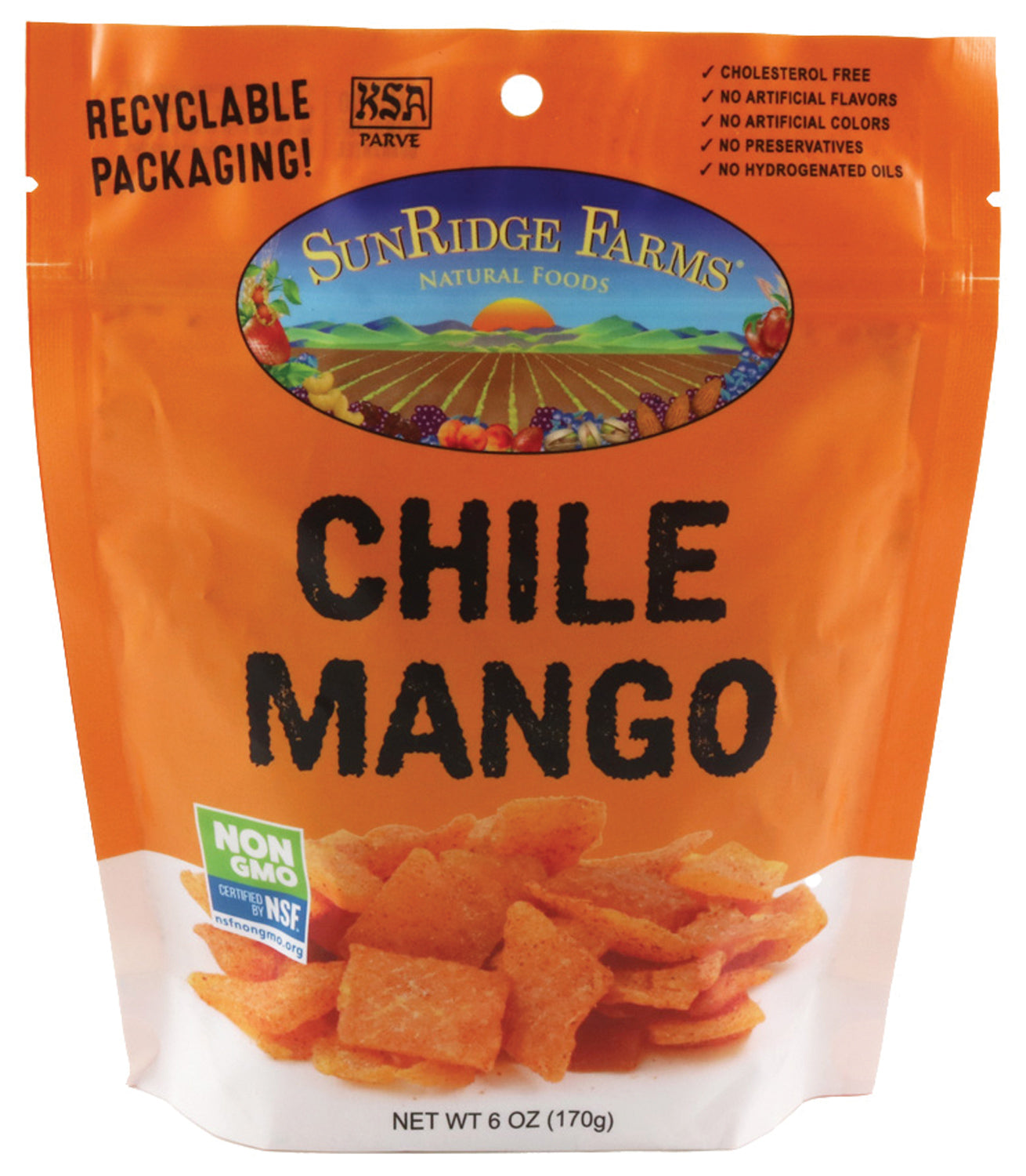 SUNRIDGE FARMS Mango Chile Spiced 6 Oz - Tropical Snack Delight