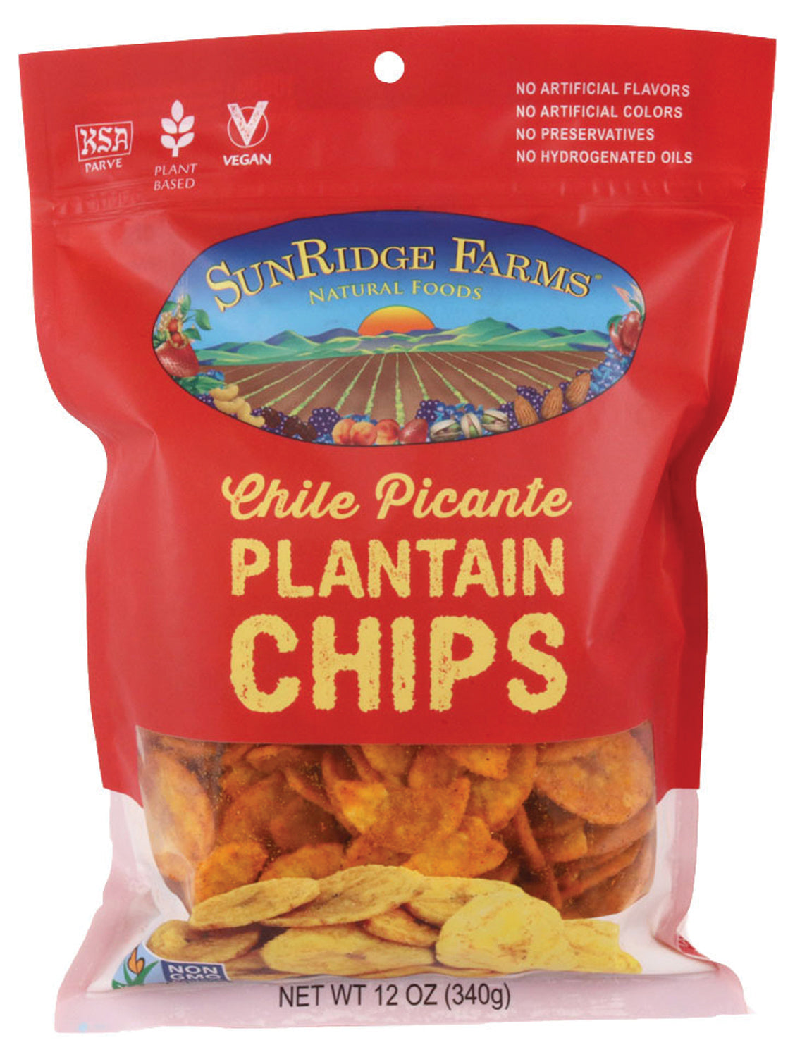 SUNRIDGE FARMS Plantain Chips Chile Picante - Flavorful Snack