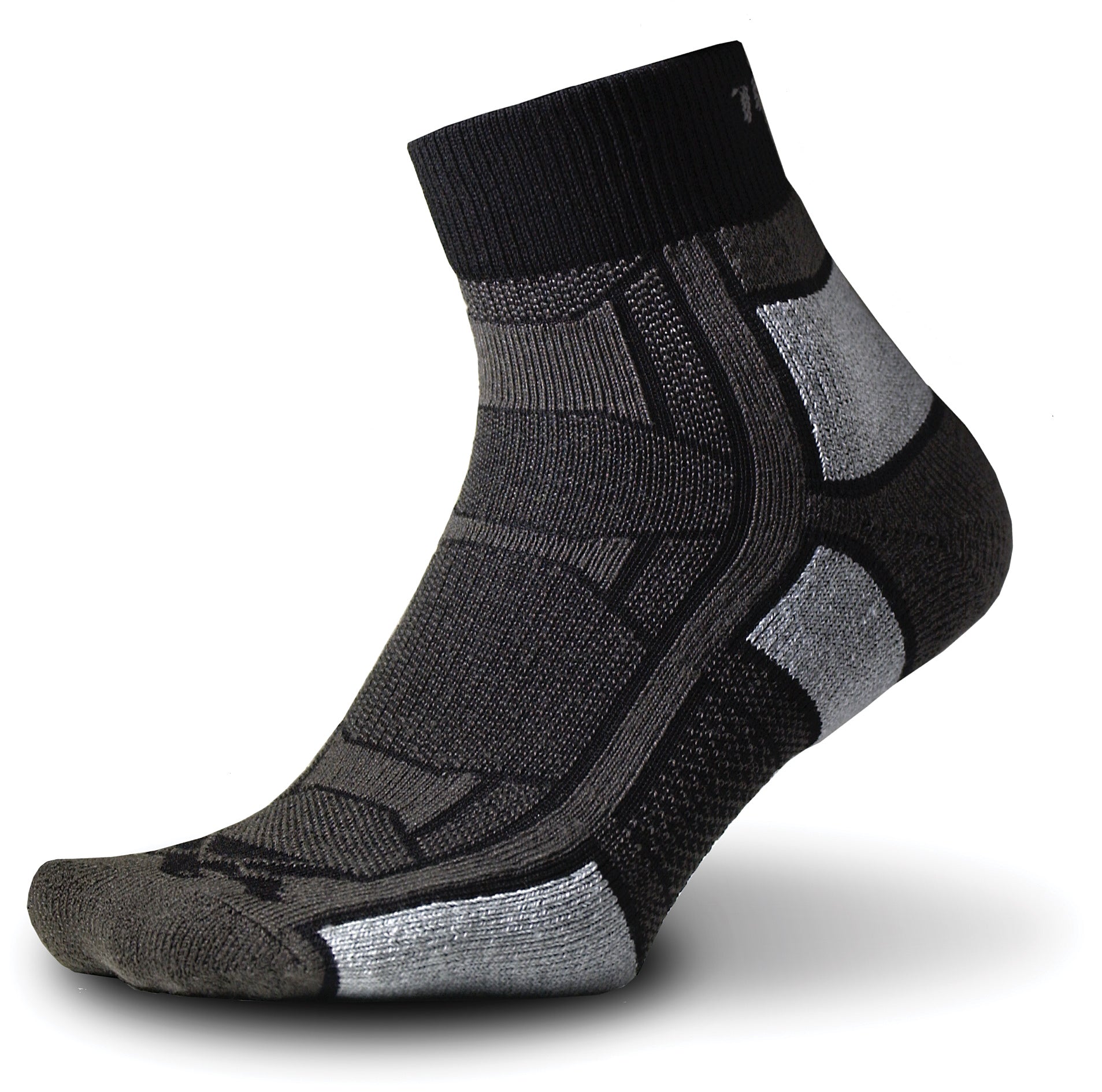 Thorlo Outdoor Athlete Lightweight Quarter Socks Black X-Small