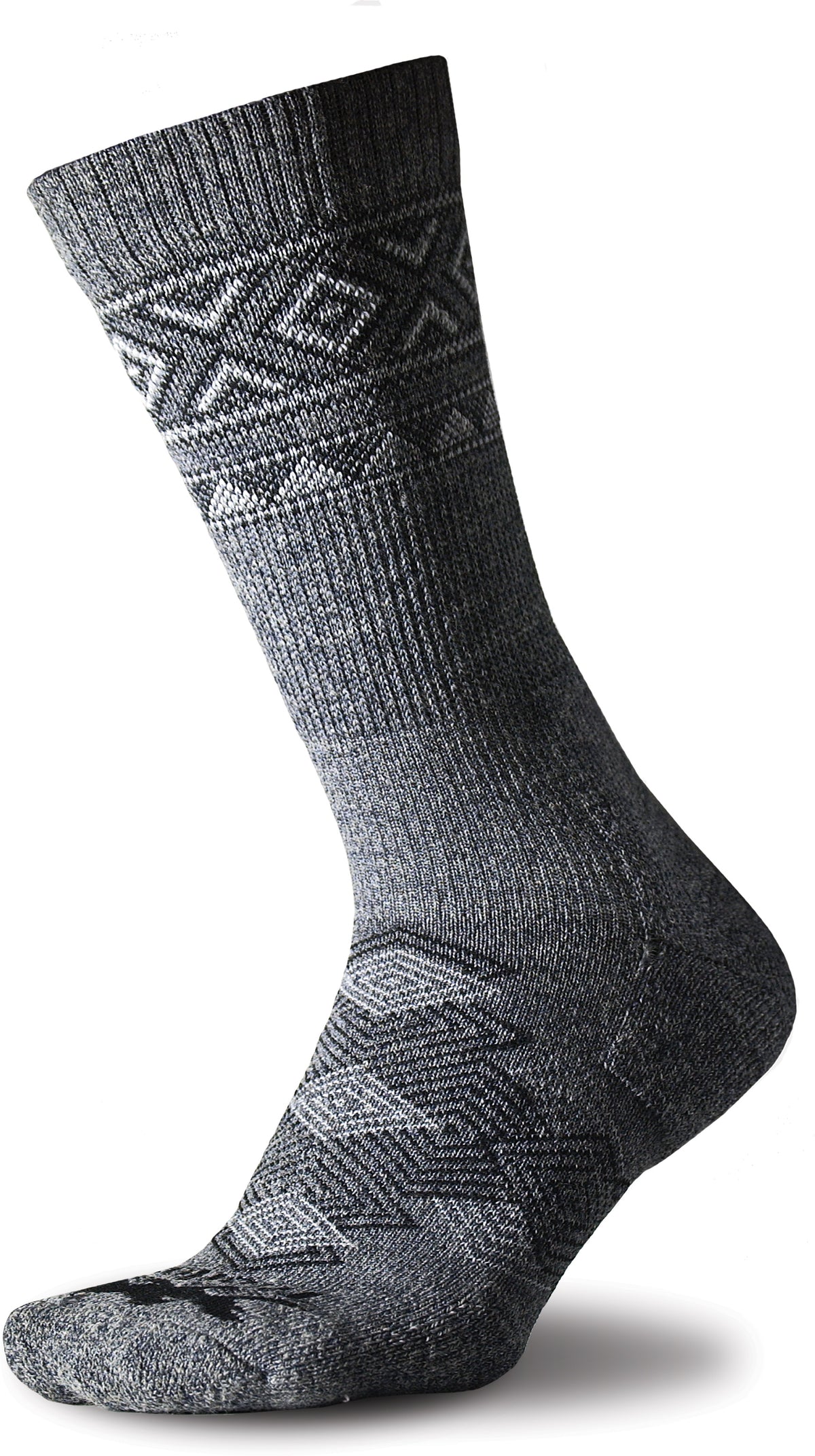 THORLO Outdoor Travel Light Crew Socks - Grey, X Small (SKU 738080)