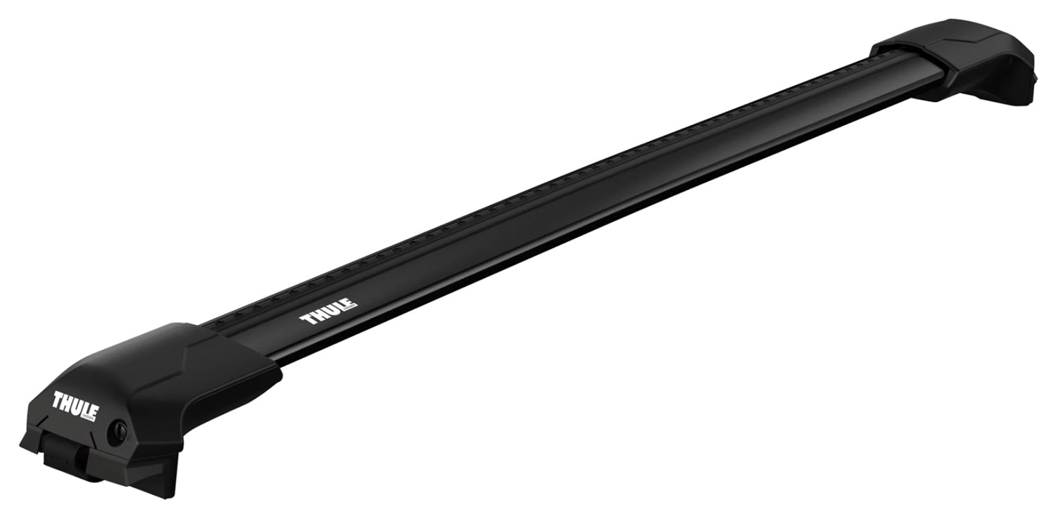 Thule WingBar Edge 104 cm Roof Rack Crossbars (Black) - Durable and Aerodynamic Design
