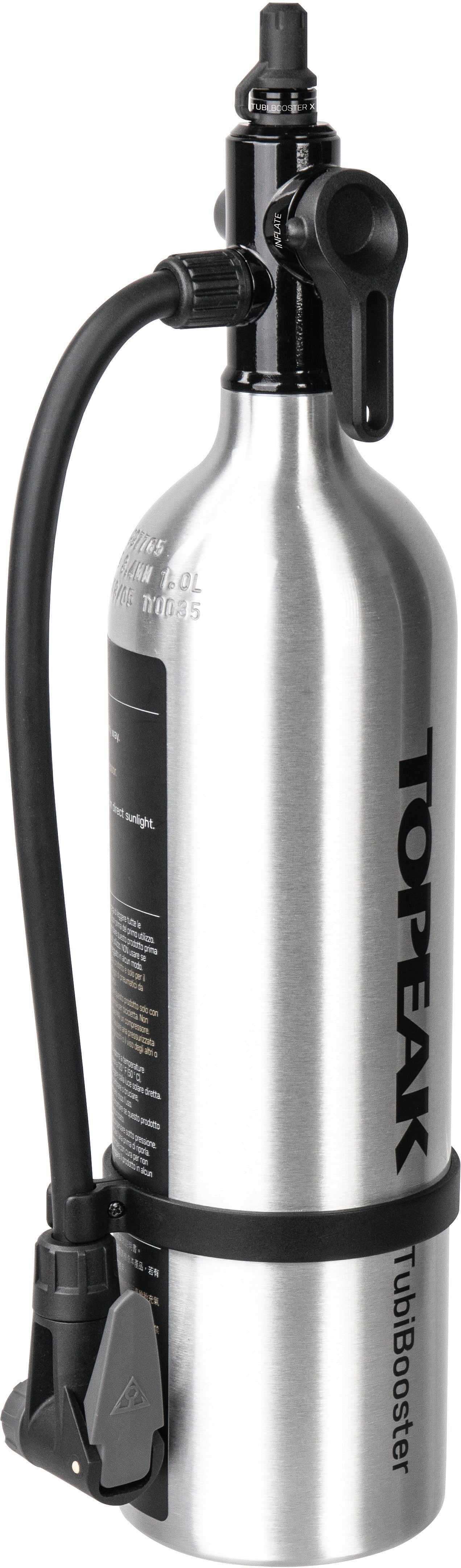 Topeak Tubibooster X Air Pump - High-Performance Bicycle Tire Inflator
