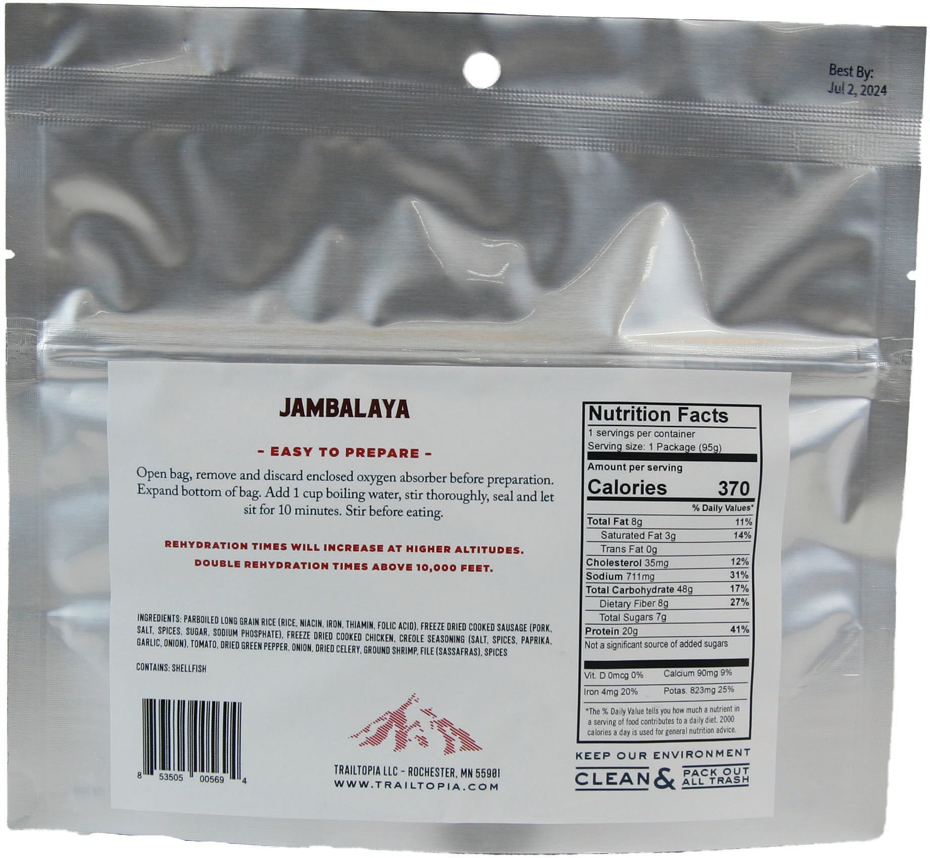 Jambalaya Gf Single Srv