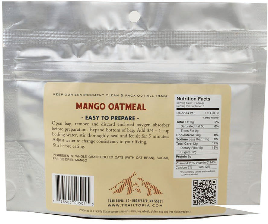Mango Oatmeal