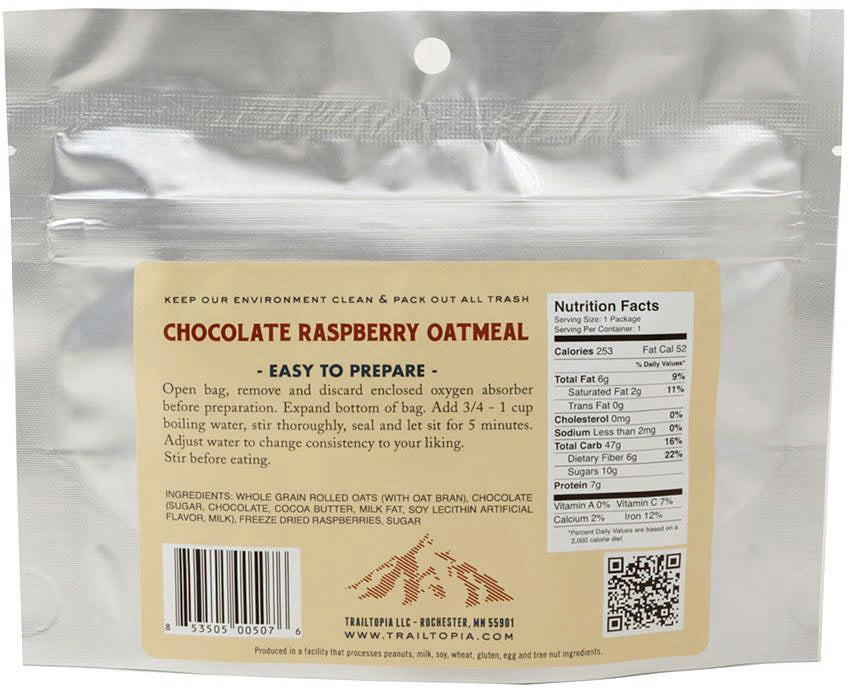 Raspberry Chocolate Oatmeal