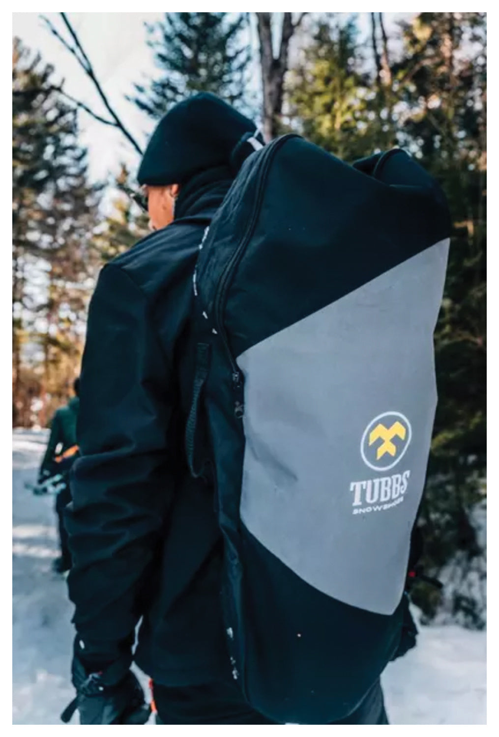 TUBBS Snowshoe Bag L Gray - Durable Storage and Transport for Your Snowshoes