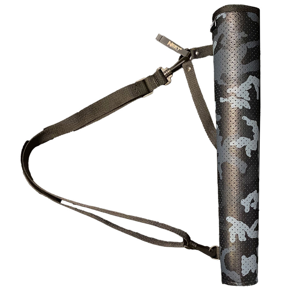 Neet N-610 Leather Tube Quiver in Blue Camo - Ultimate Archery Accessory