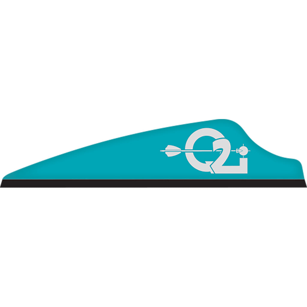 Q2i Fusion X-II SL Vanes Teal 1.75 in. - 100 Pack