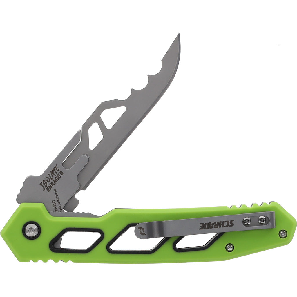 Rage Isolate Enrage 8 Knife - Custom Replaceable Blade & Carbon Fiber Handle