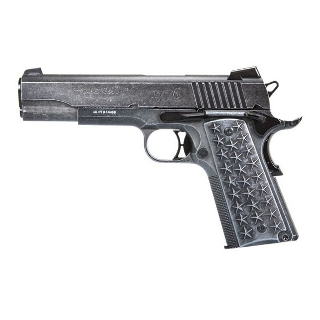 Sig Sauer 1911 We The People Pellet CO2 Pistol Distressed Metal 4.5 BB Cal.