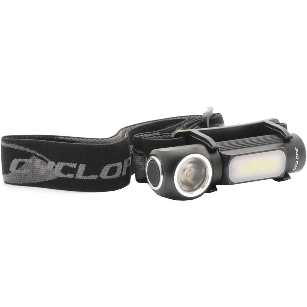 Cyclops Hades Horizon Rechargeable Headlamp 500 Lumens White and Red Light
