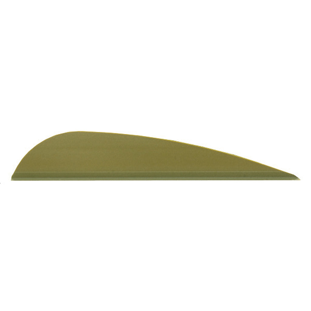 Arizona Archery Enterprises AAE Trad Vanes OD Green 3 in. - 50 Pack
