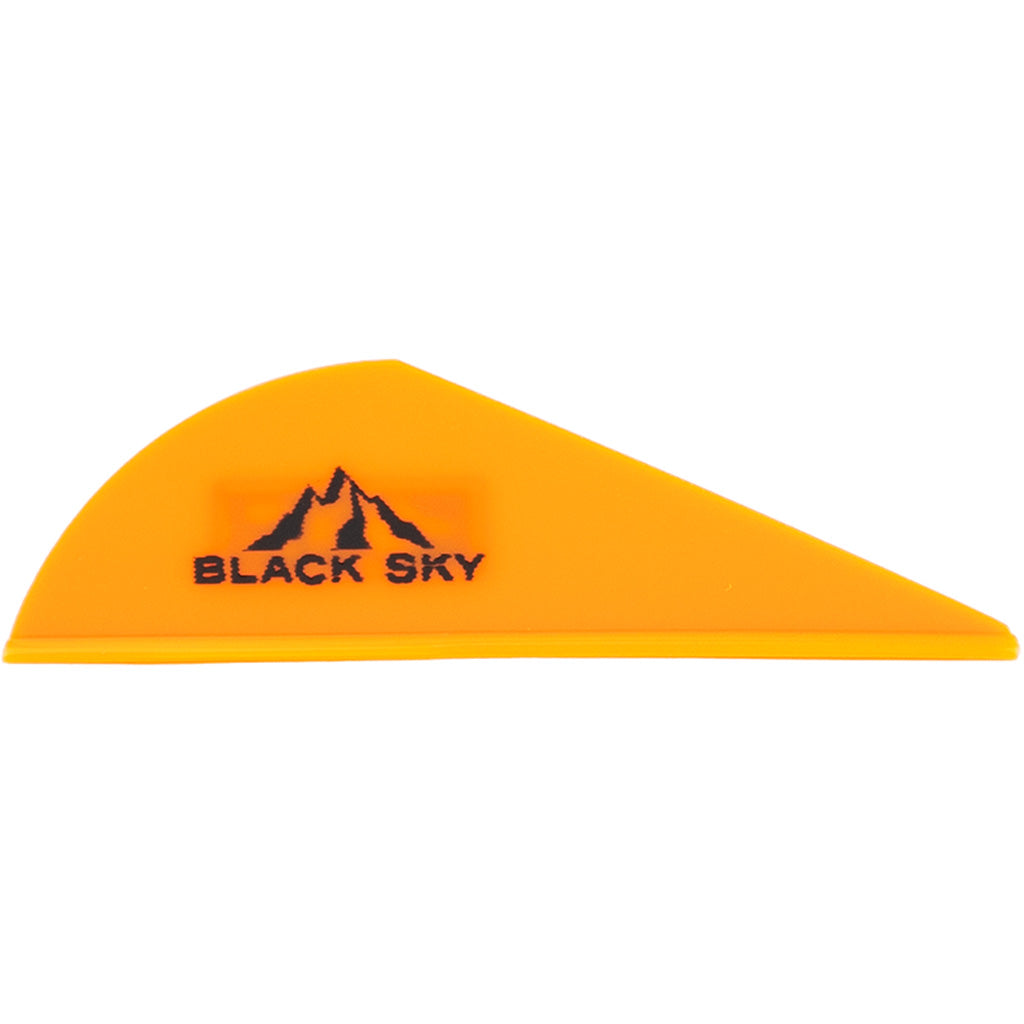 Bohning Black Sky Vane 2 in. Neon Orange - 36 Pack