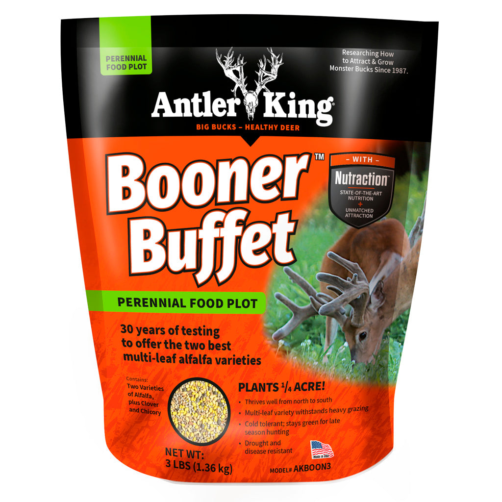 Antler King Booner Buffet Seed 1/4 Acre - High-Quality Wildlife Forage