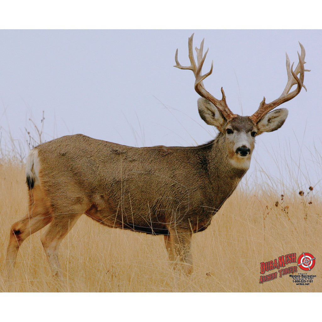 DuraMesh Archery Target Mule Deer 2 - Durable and Weatherproof