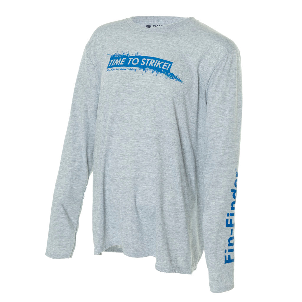 Fin-Finder Time to Strike Long Sleeve Performance Shirt Medium