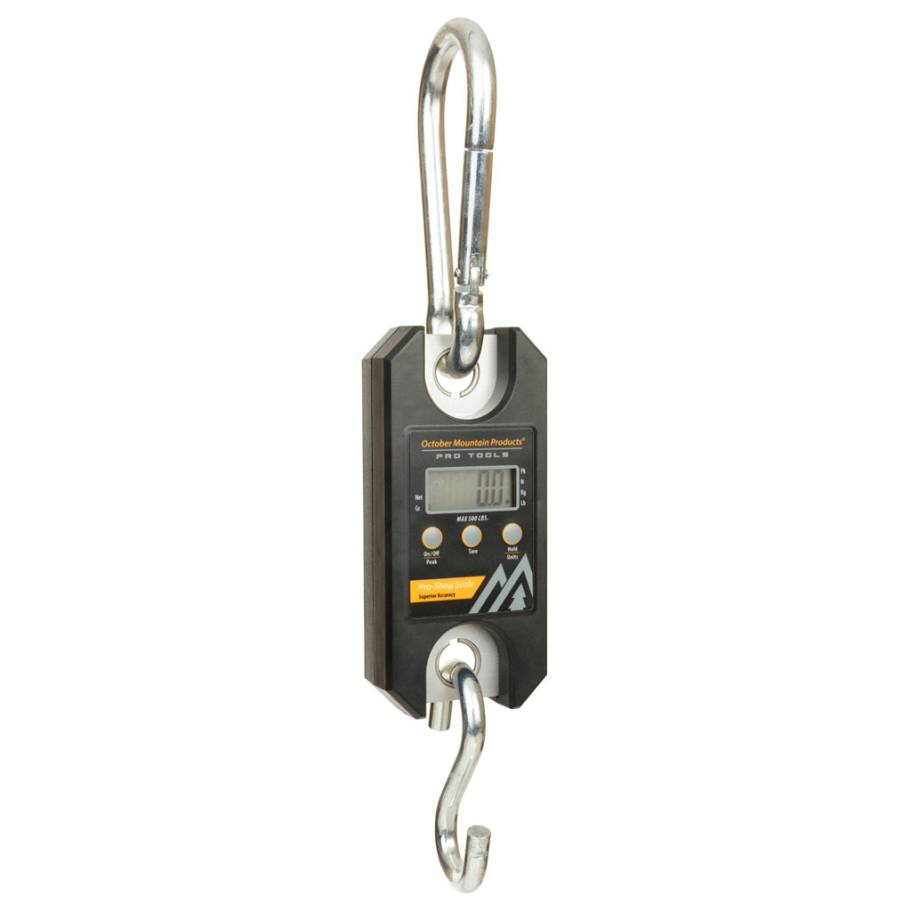 October Mountain Pro Shop Bow/Big Game Scale - 500 lb Capacity