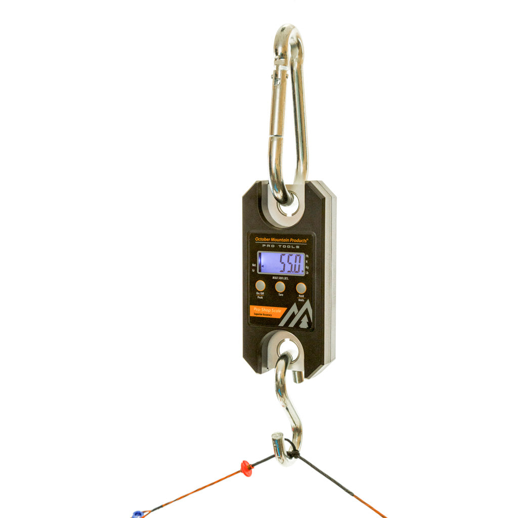 October Mountain Pro Shop Bow/Big Game Scale - 500 lb Capacity