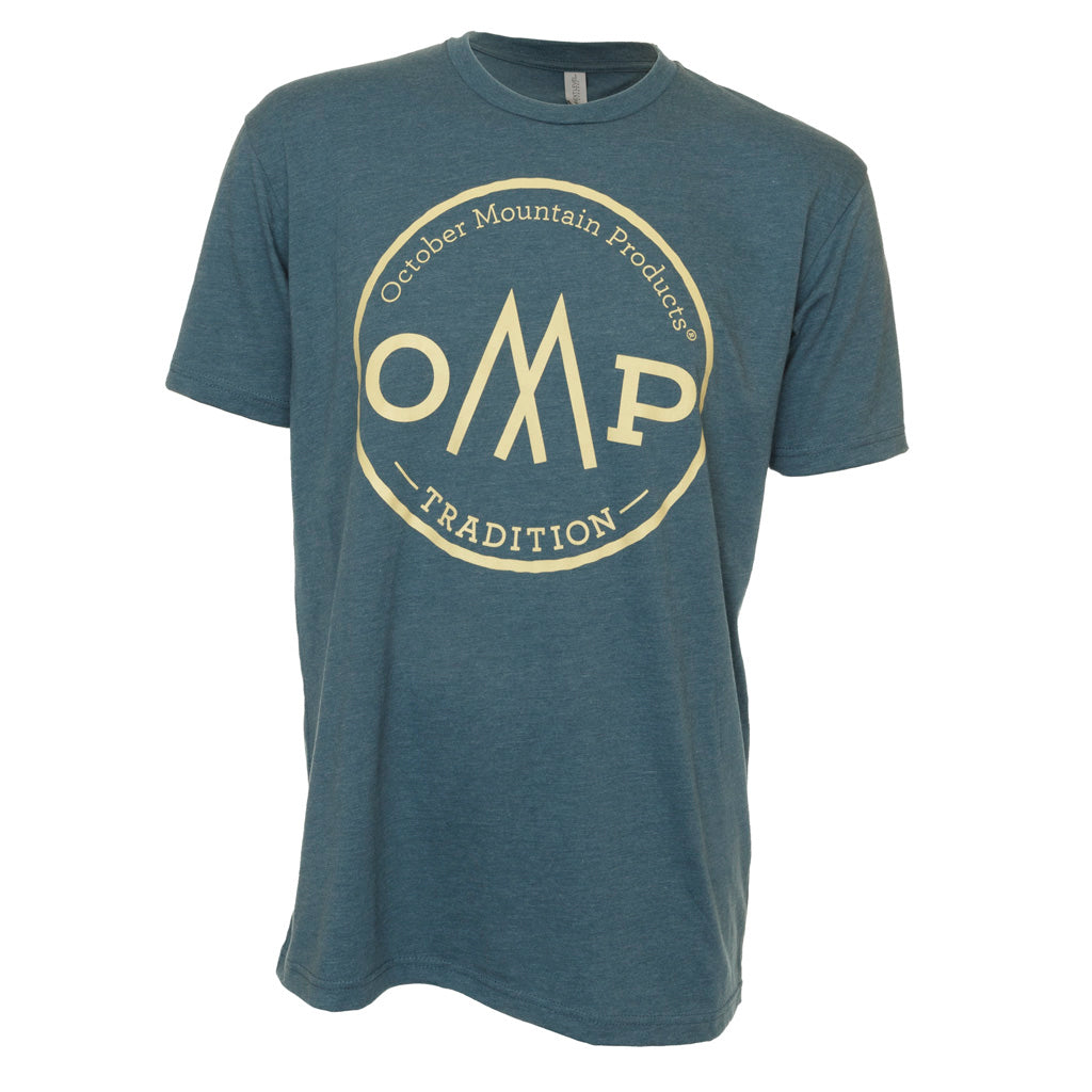 October Mountain Tradition Tee Indigo Medium