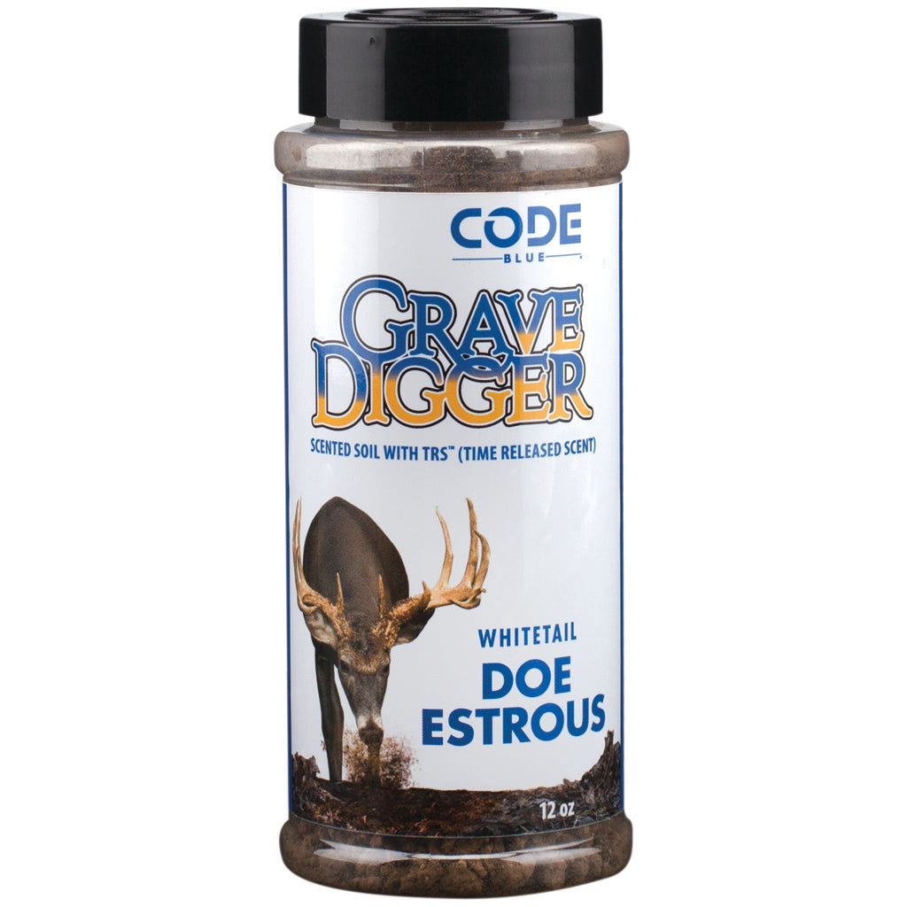 Code Blue Grave Digger Doe Estrus Urine 12 oz - Premium Attractant