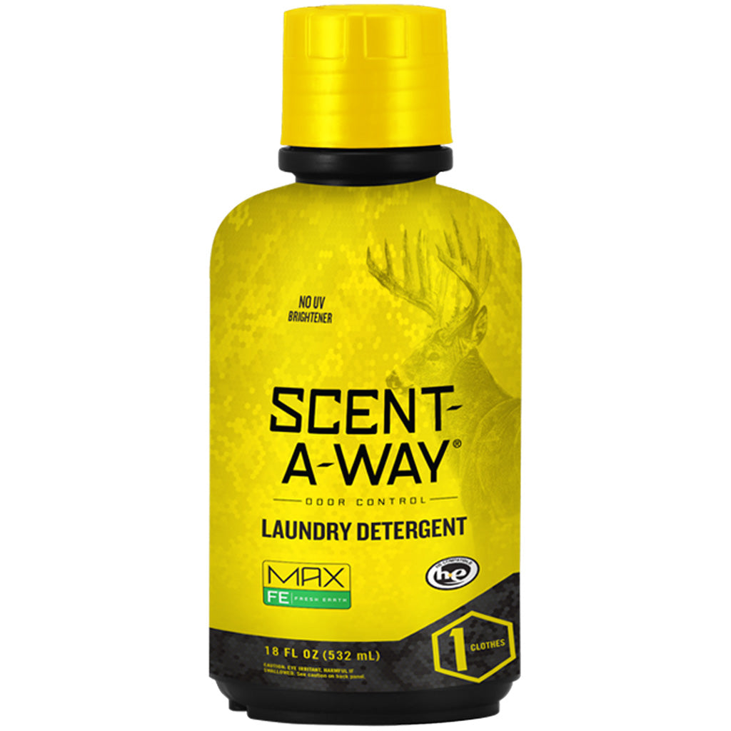 Scent-A-Way MAX Detergent Fresh Earth 18 oz. - Ultimate Clean for Outdoors