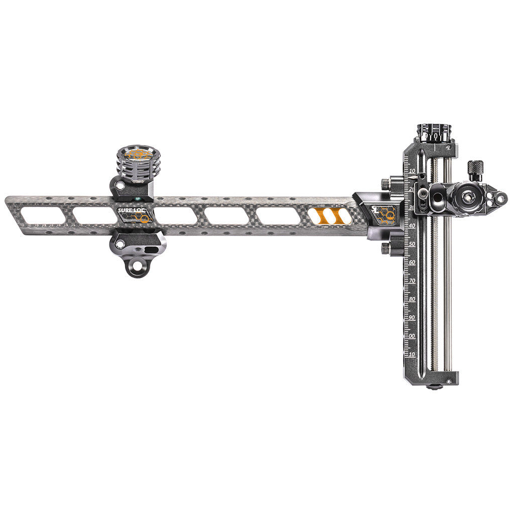 SureLoc Adrenaline Sight Orange RH - Carbon Fiber 9" Bar with Machined Aluminum Insert