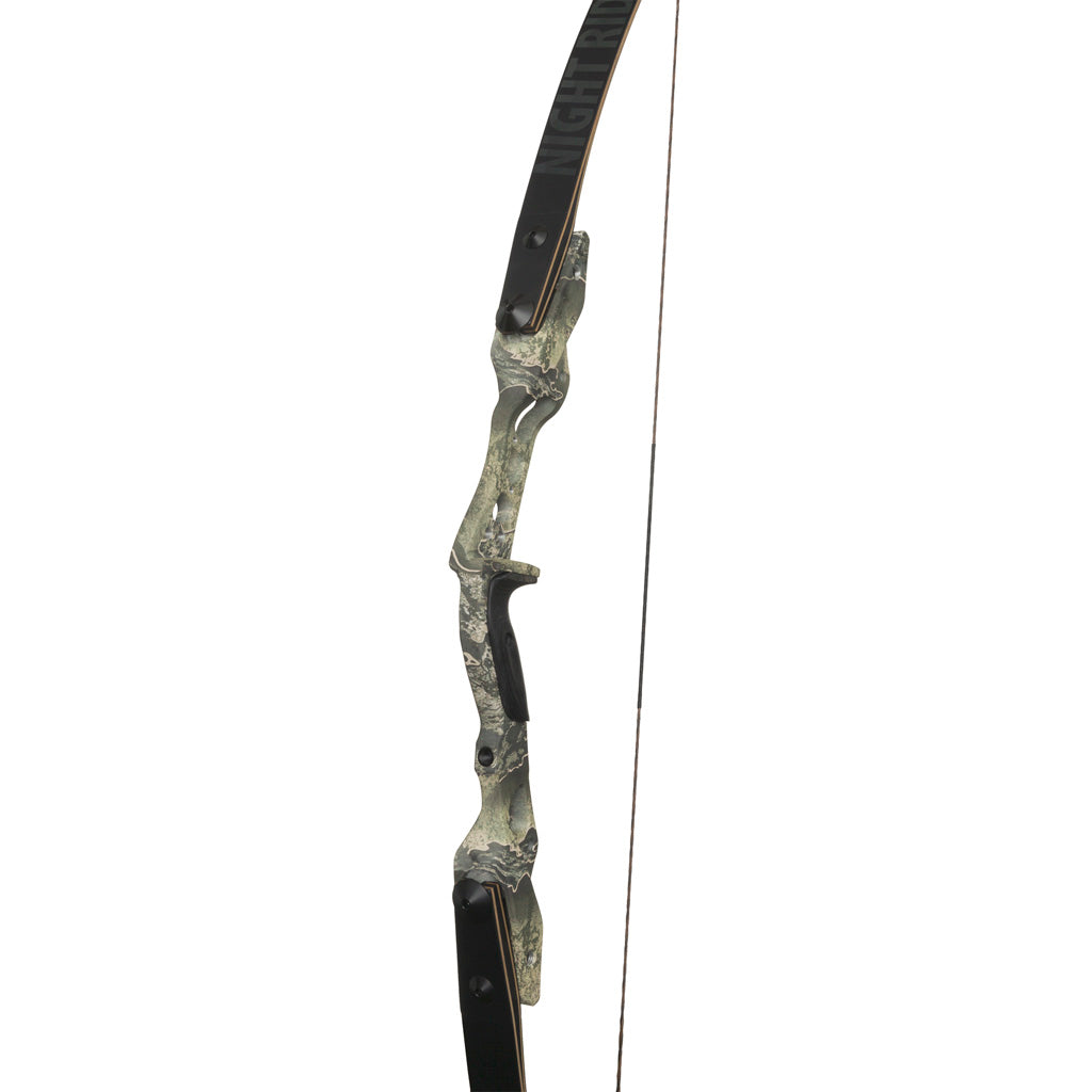October Mountain Night Ridge ILF Recurve Bow Realtree Excape 60 in. 35 lbs RH - OMP1796035