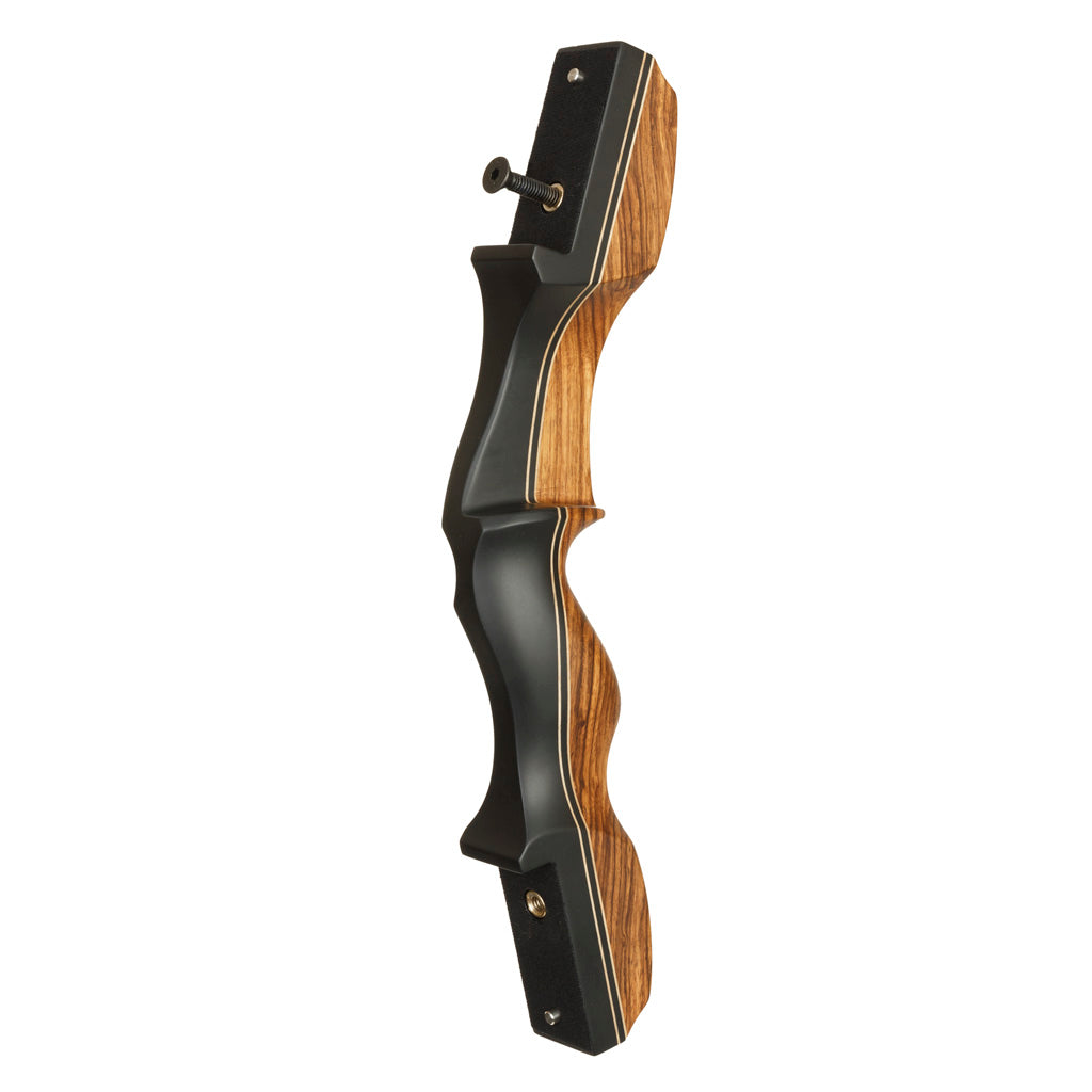 October Mountain Sektor Recurve Bow 62" 35 lbs LH - Premium Zebrawood