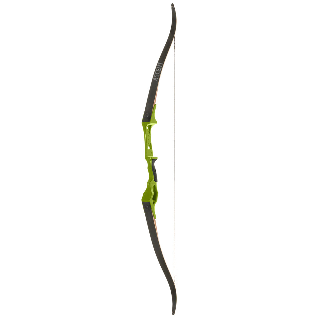 October Mountain Ascent Recurve Bow Green 58 in. 25 lbs. RH - OMP81552