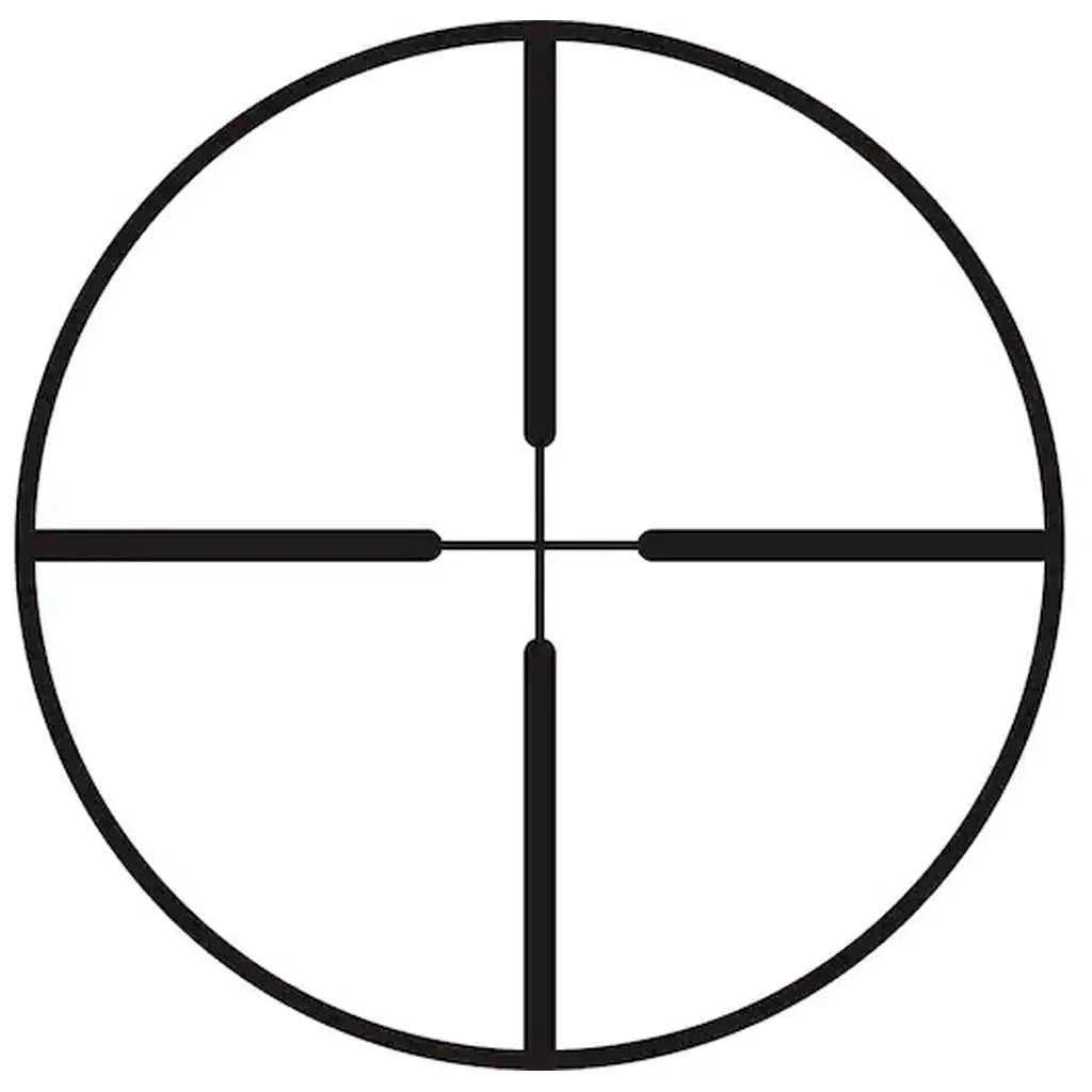 TruGlo Buckline Rifle Scope Black 4x32 - Precision Optics for Every Shooter