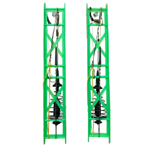 2-Pack Fishing Spring Feeder Cages with Hooks & Sinkers