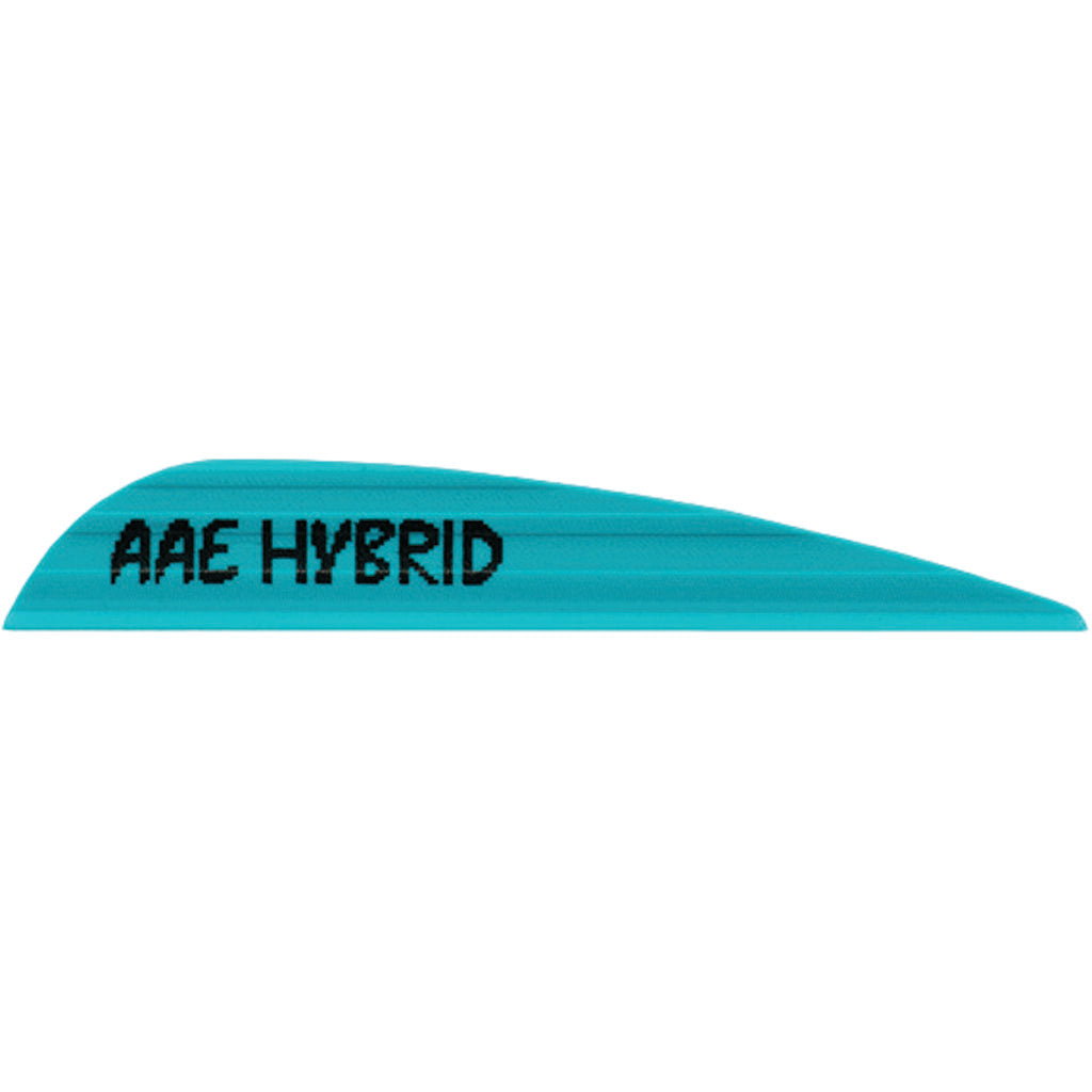 AAE Hybrid 23 Vanes Teal 50 Pack - High-Performance Archery Vanes