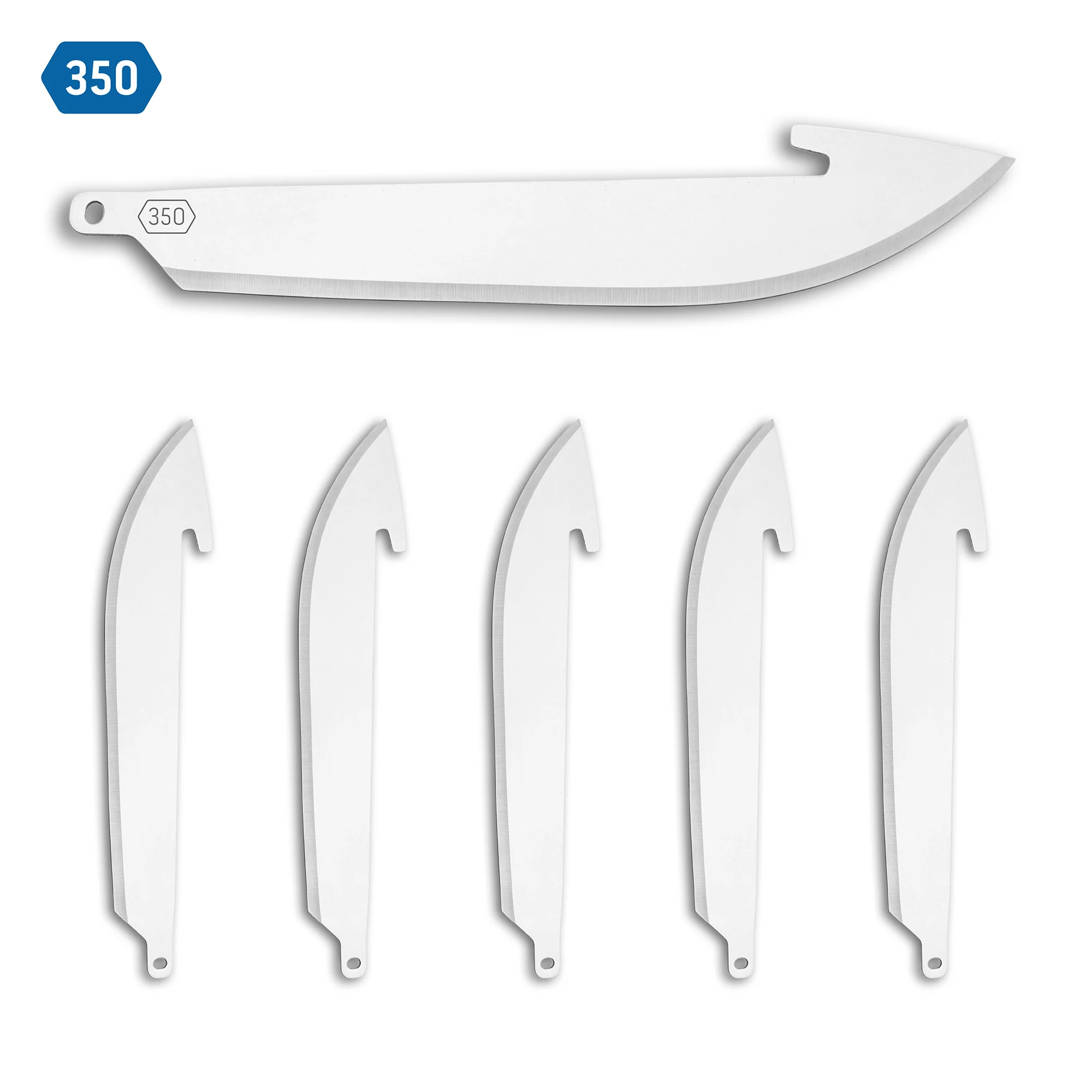 3.5 DROP-POINT BLADE PACK (6 Pieces)