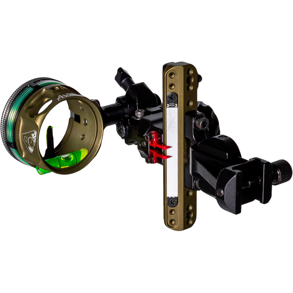 Axcel LANDSLYDE Picatinny Slider Sight AVX-41 with 1 Pin .010 Green Fiber