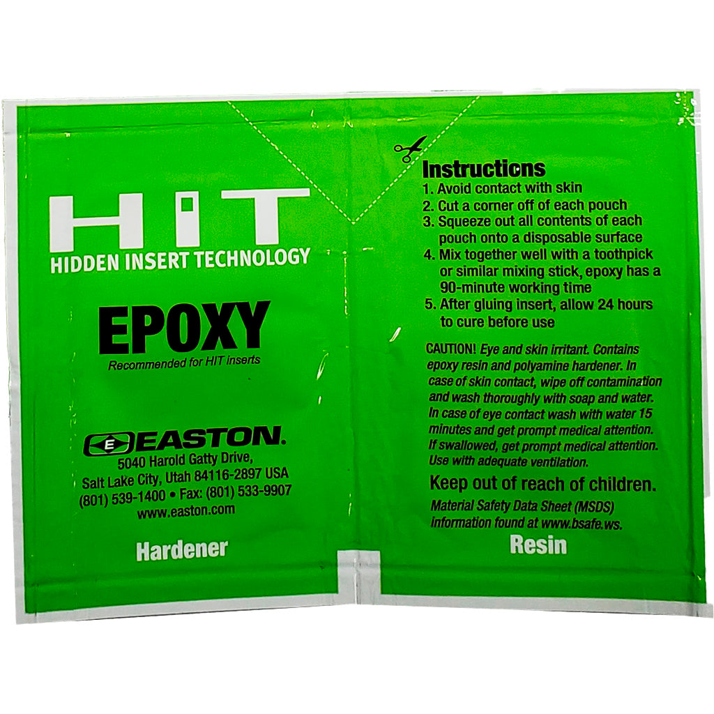 Easton HIT Epoxy Adhesive Pouch 3 Pack - Ultimate Strength Bonding