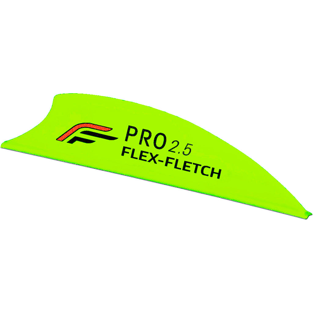 Flex Fletch Pro 2.5 Vanes Flo Yellow 36 Pack - High Performance Archery Fletching