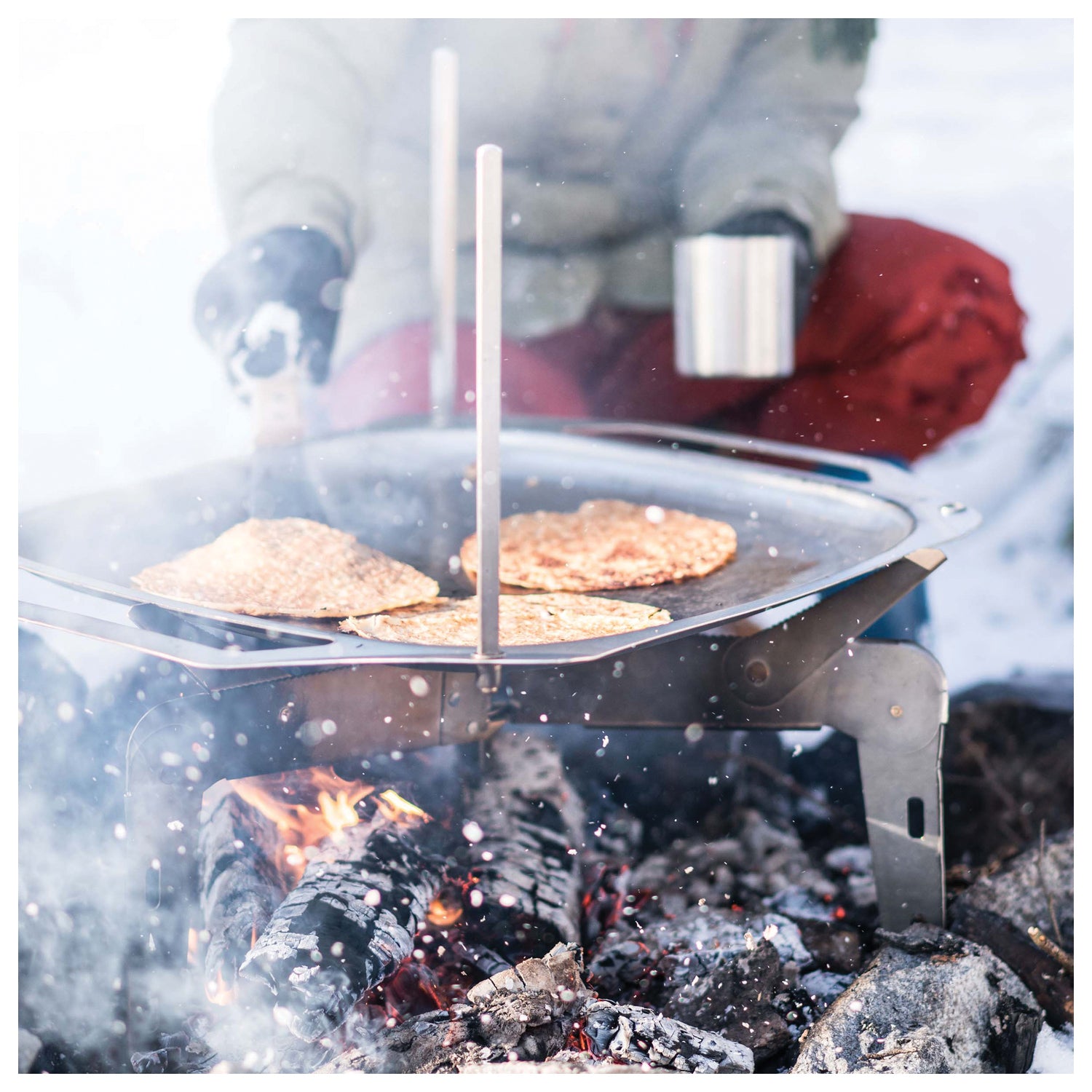 PRIMUS Openfire Grill Pan Large - Durable Heavy-Duty Cooking Pan for Grilling and Searing