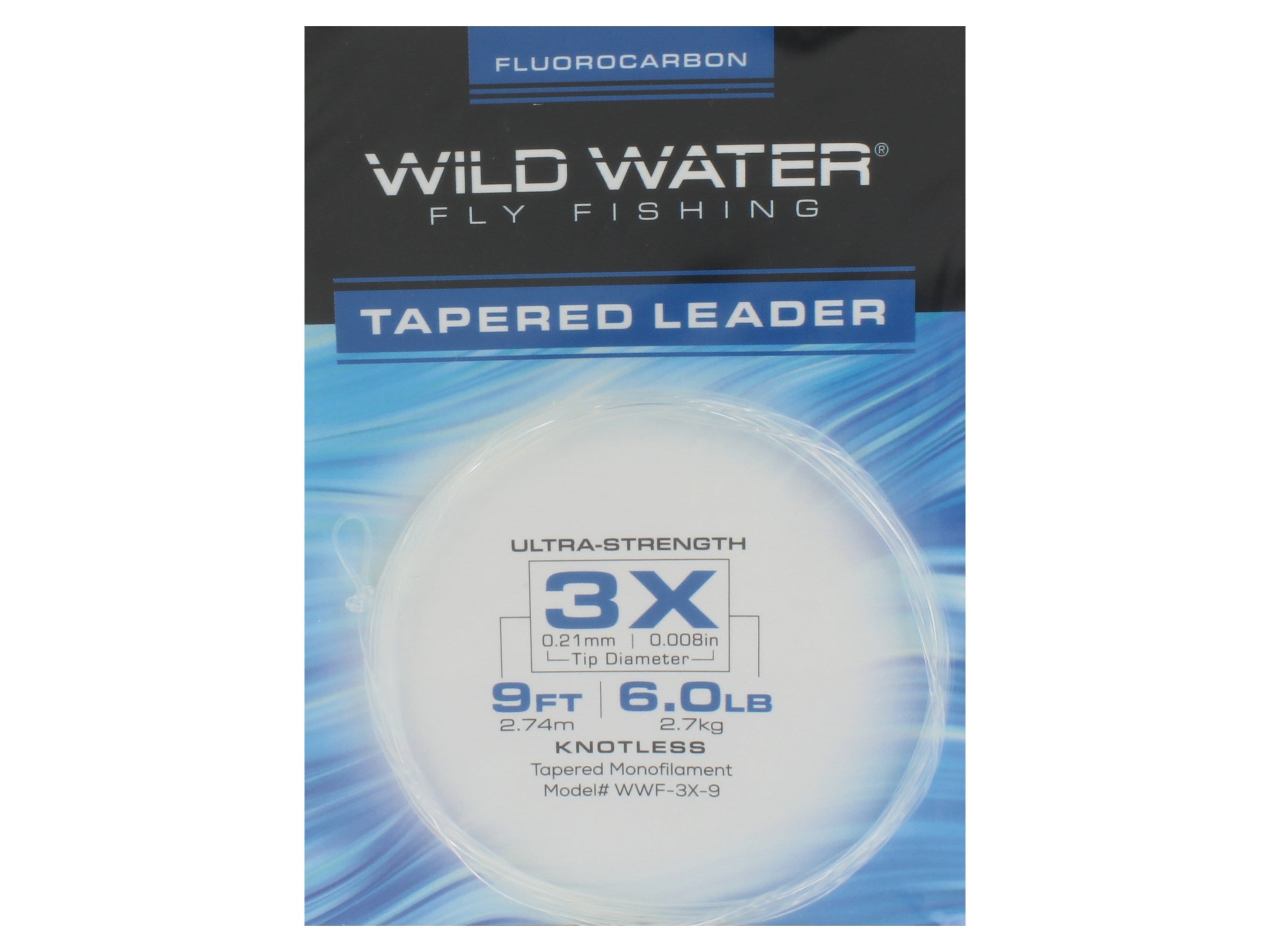 3X Fluorocarbon Leader, 9&