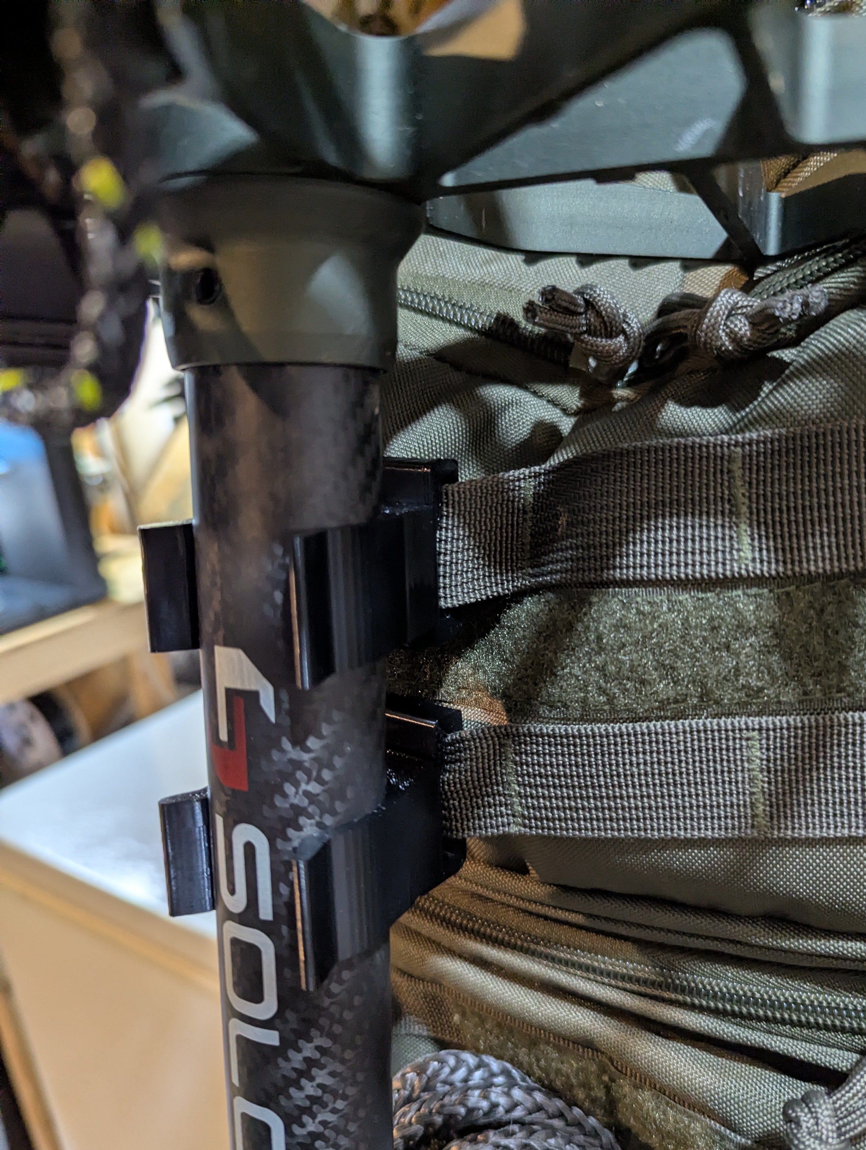 Arsenal X20 / Solo Stick Molle Caddy (1.25") for Saddle Hunting