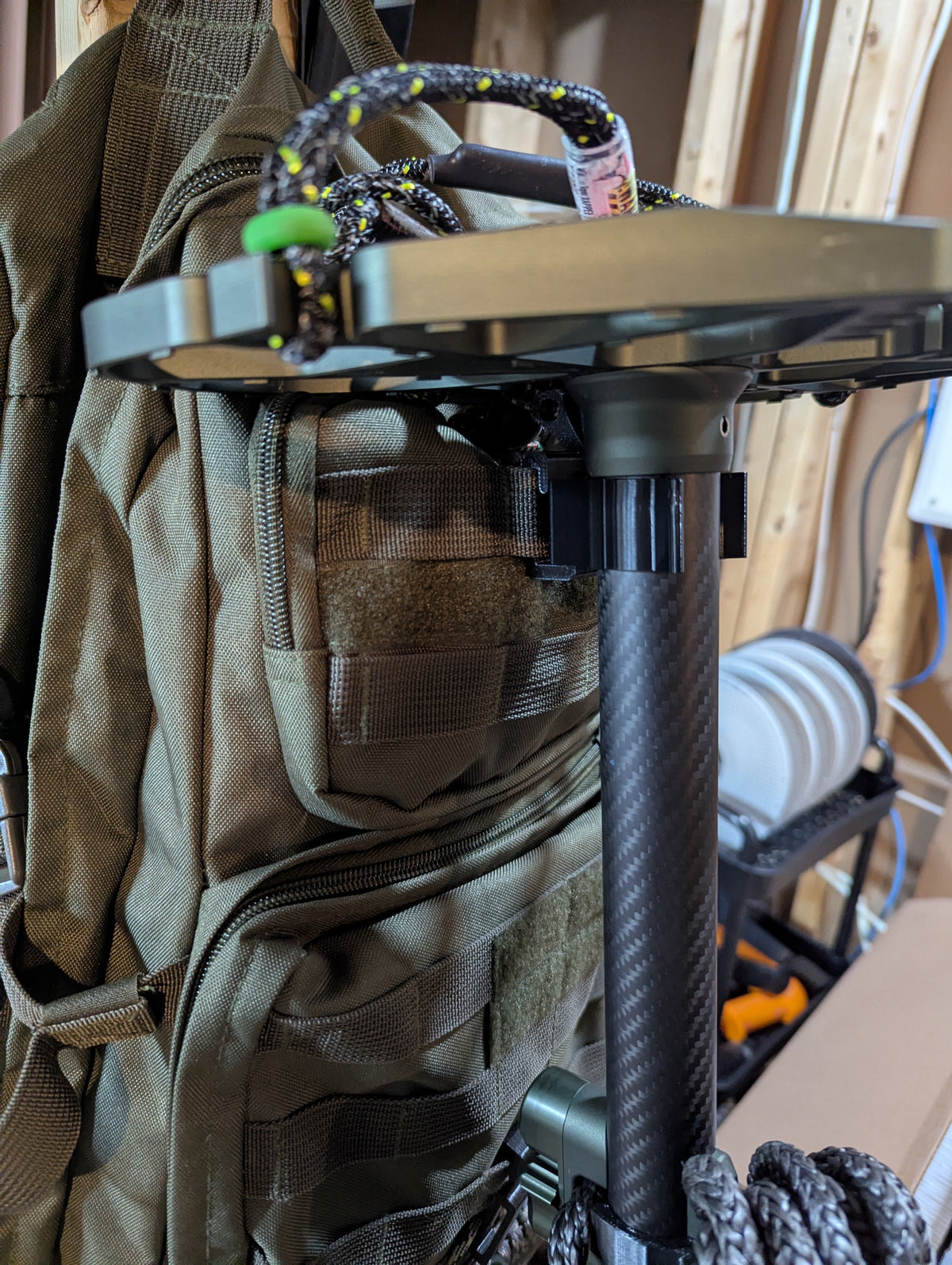 Arsenal X20 / Solo Stick Molle Caddy (1.25") for Saddle Hunting