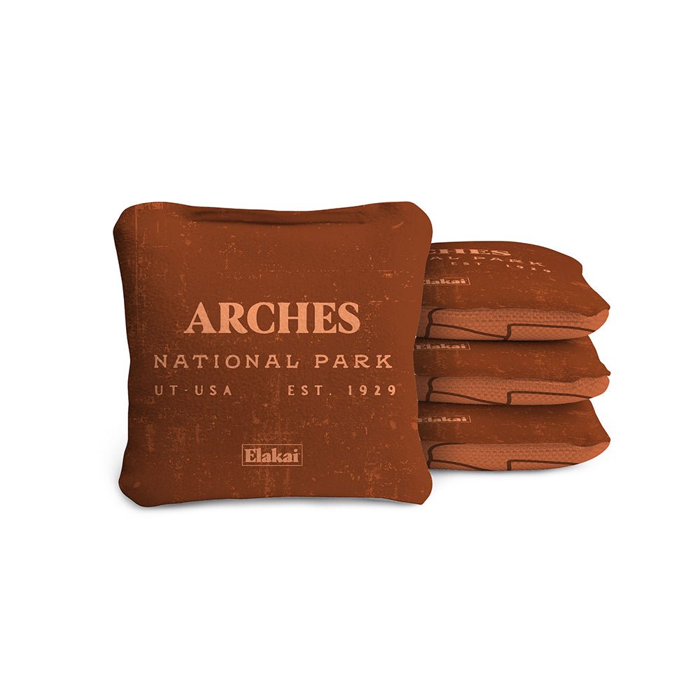4-in Travel Dual-Sided Cornhole Bags | National Parks Collection