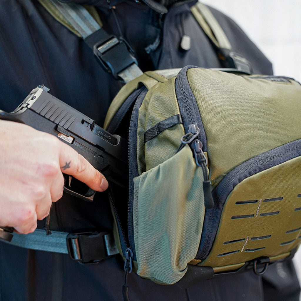 Mission First Tactical MFT Achro Chest Pack & Harness - Small-Large Forest