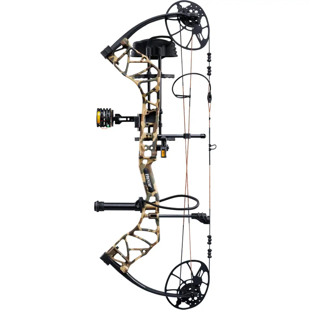 Bear Legit MAXX RTH Bow Package - Fred Bear Camo/Black 10-70 lbs RH