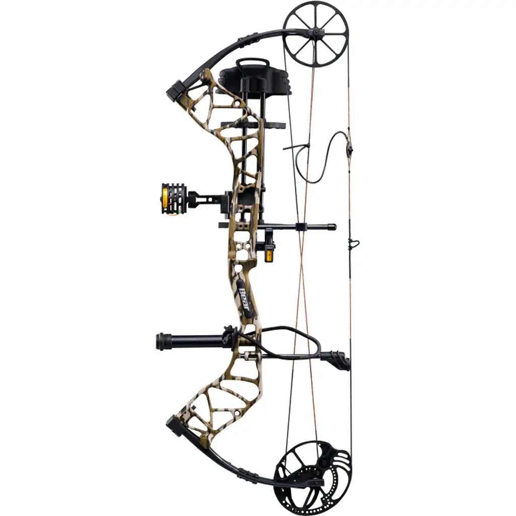 Bear Species XT RTH Bow Package Mossy Oak Bottomland/Black, Part No. 1502516